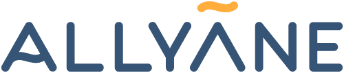 Logo Allyane sur fond vert